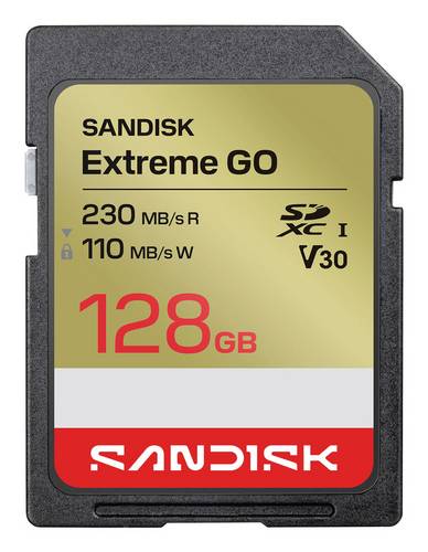SanDisk Extreme GO microSDXC-Karte 128 GB UHS-I U3 Temperaturbeständig