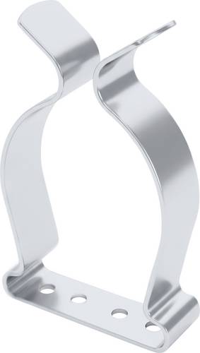 TRU COMPONENTS EMV-Kabelhalteklammer Klemm-Ø (max.) 48 mm Plattenstärke (max.) 1 mm Federstahl, ver