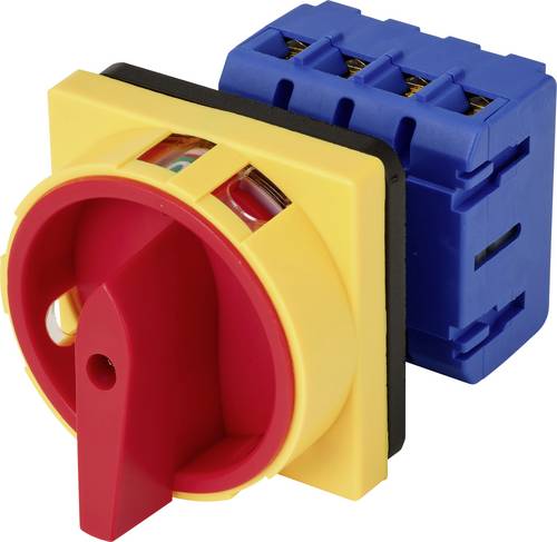TRU COMPONENTS TC-SFD11-20A 4P Endschalter 20 A 690 V 1 x 90 ° Gelb, Rot 1 St.