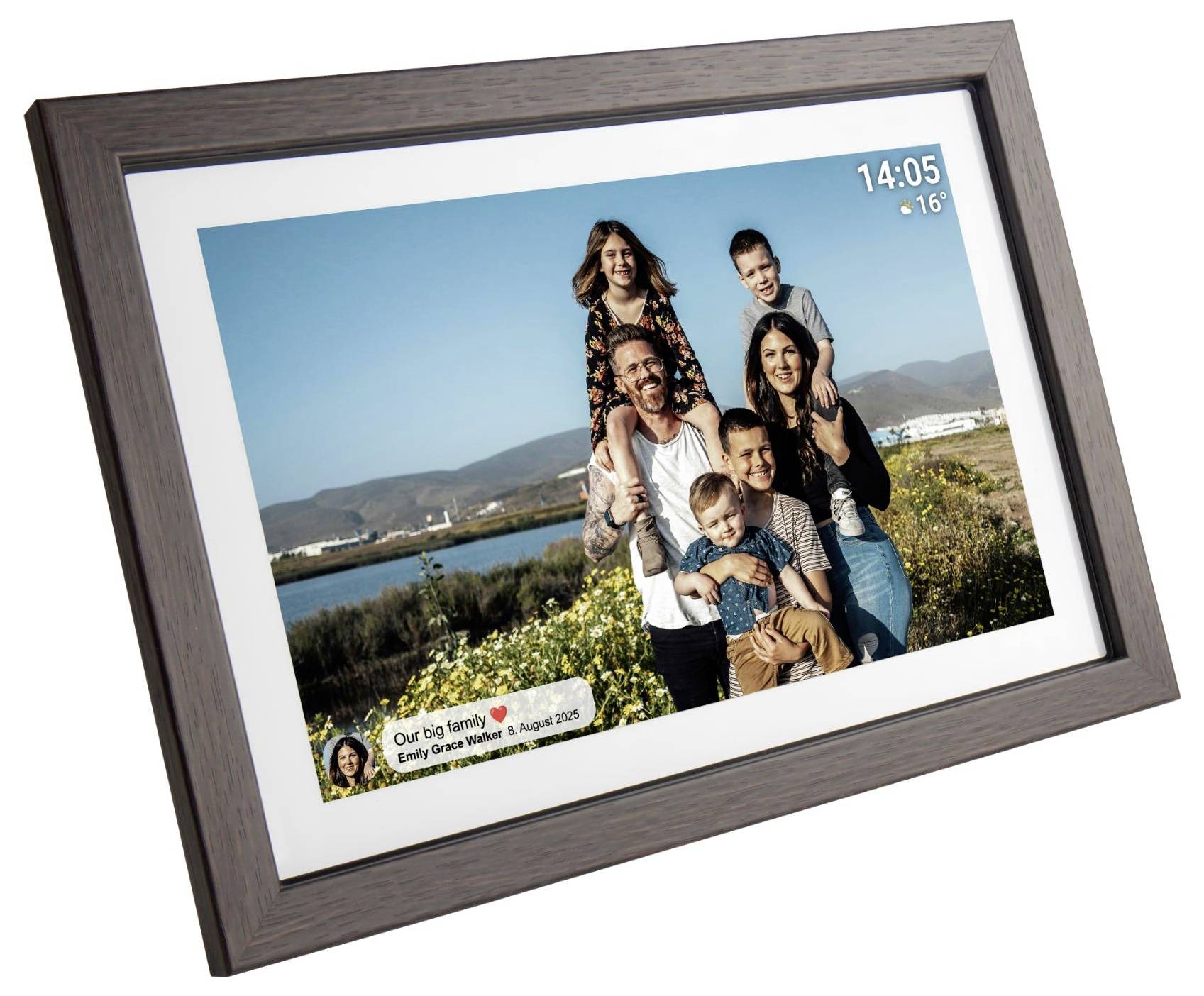 Denver Denver PFF-1040 DW Digitaler WiFi-Bilderrahmen 25.7 cm 10.1 Zoll EEK: B (A - G)