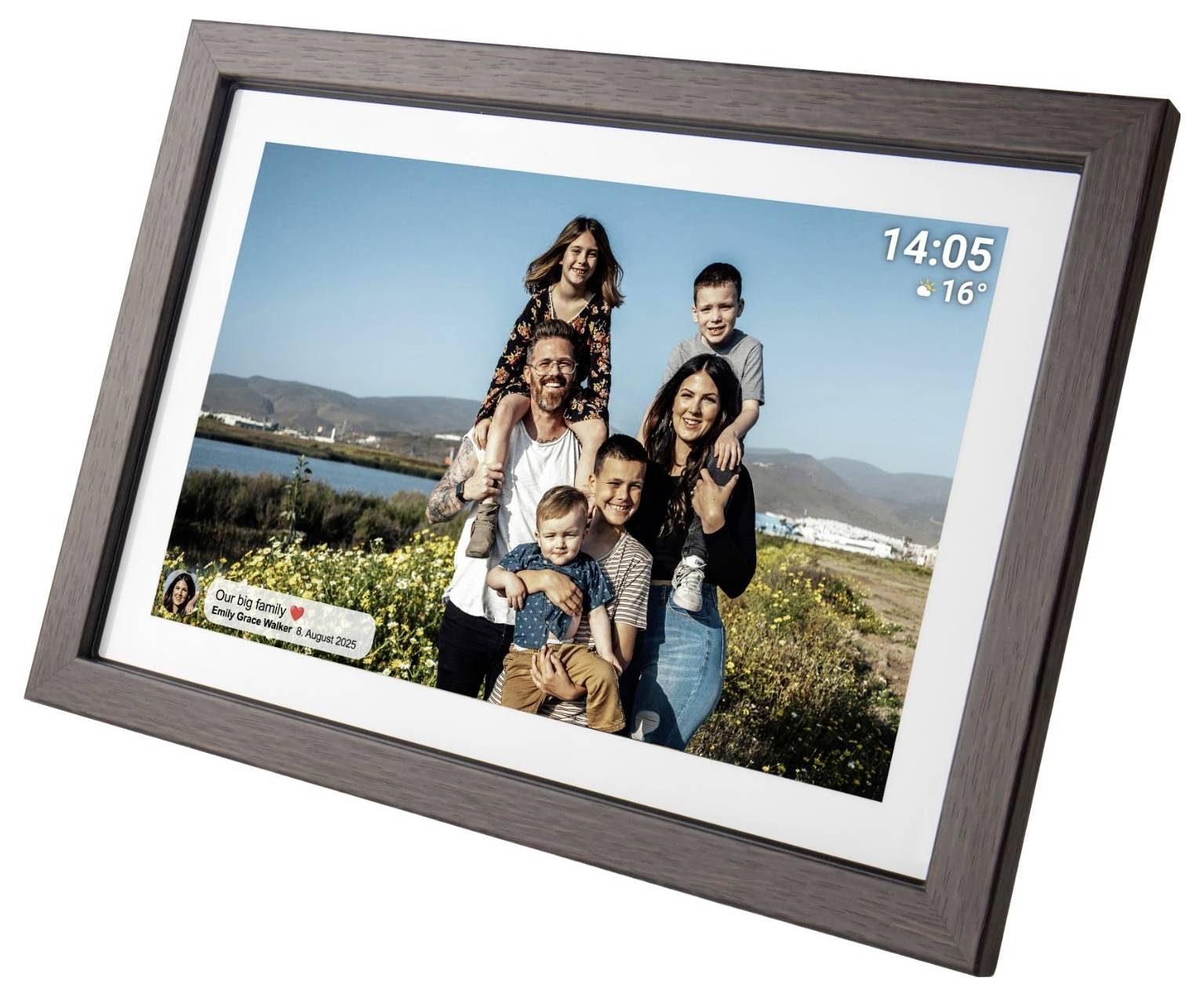 Denver Denver PFF-1040 DW Digitaler WiFi-Bilderrahmen 25.7 cm 10.1 Zoll EEK: B (A - G)