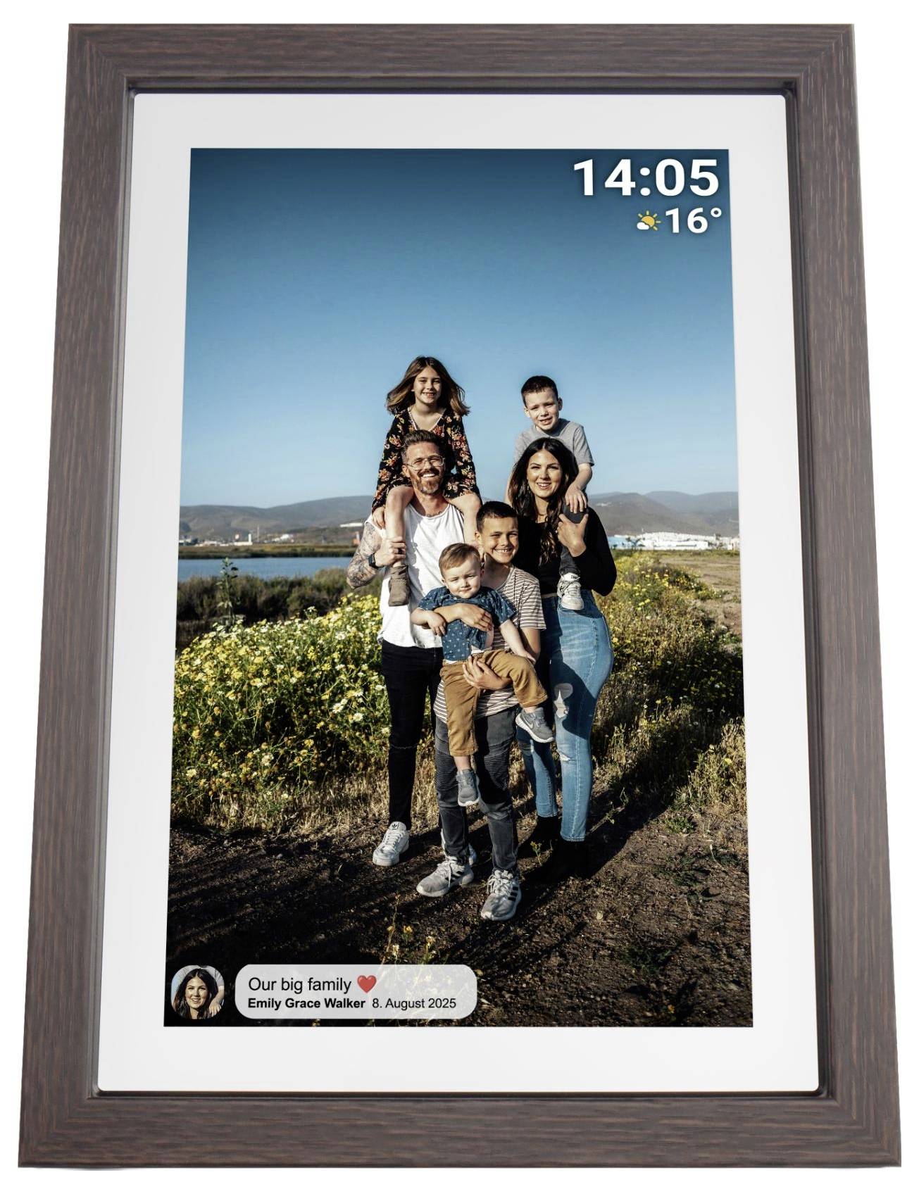 Denver Denver PFF-1040 DW Digitaler WiFi-Bilderrahmen 25.7 cm 10.1 Zoll EEK: B (A - G)