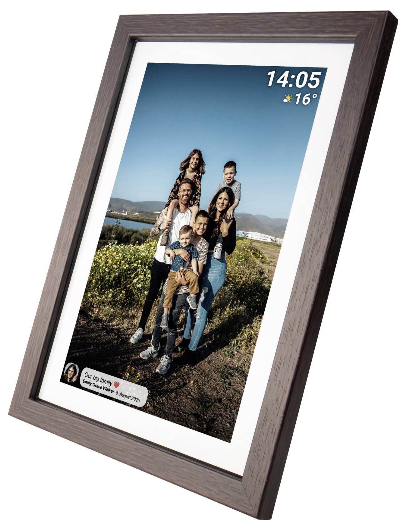 Denver Denver PFF-1040 DW Digitaler WiFi-Bilderrahmen 25.7 cm 10.1 Zoll EEK: B (A - G)