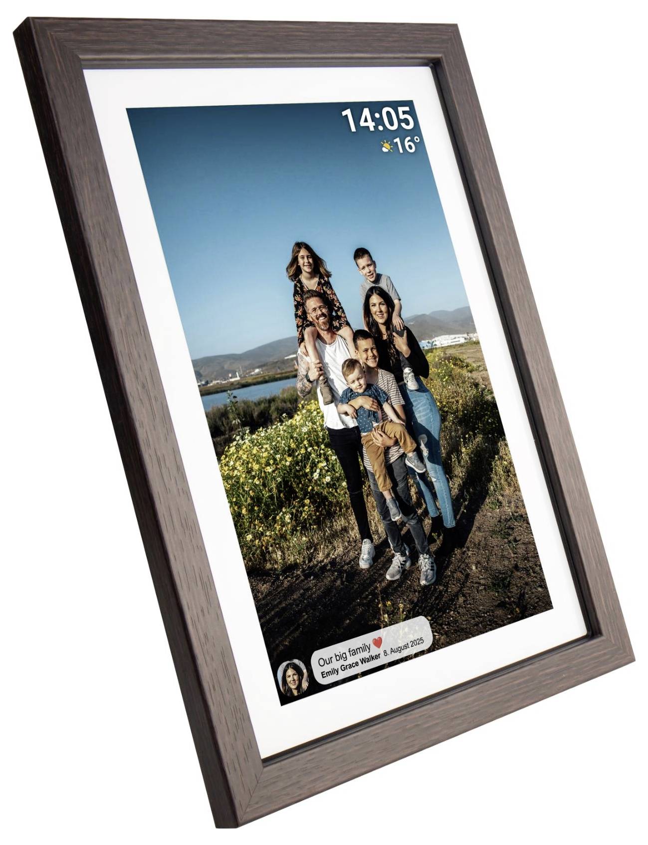 Denver Denver PFF-1040 DW Digitaler WiFi-Bilderrahmen 25.7 cm 10.1 Zoll EEK: B (A - G)