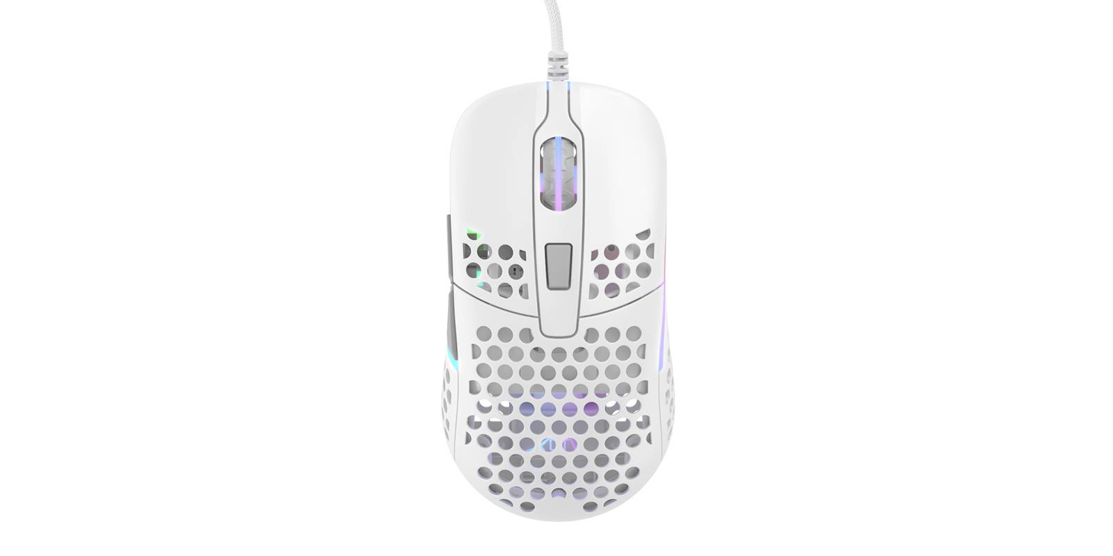 Cherry XTRFY M42 RGB Maus Ohne (Ansteuerung über Computer) Weiß