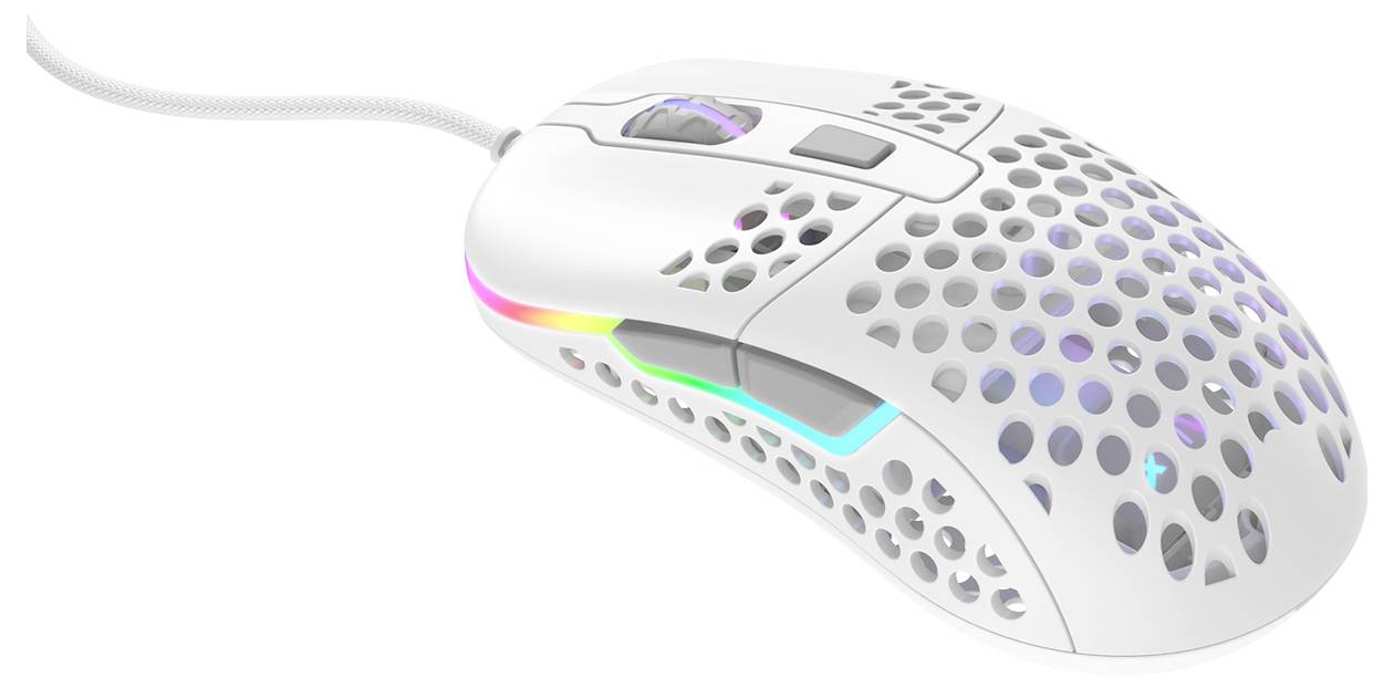 Cherry XTRFY M42 RGB Maus Ohne (Ansteuerung über Computer) Weiß