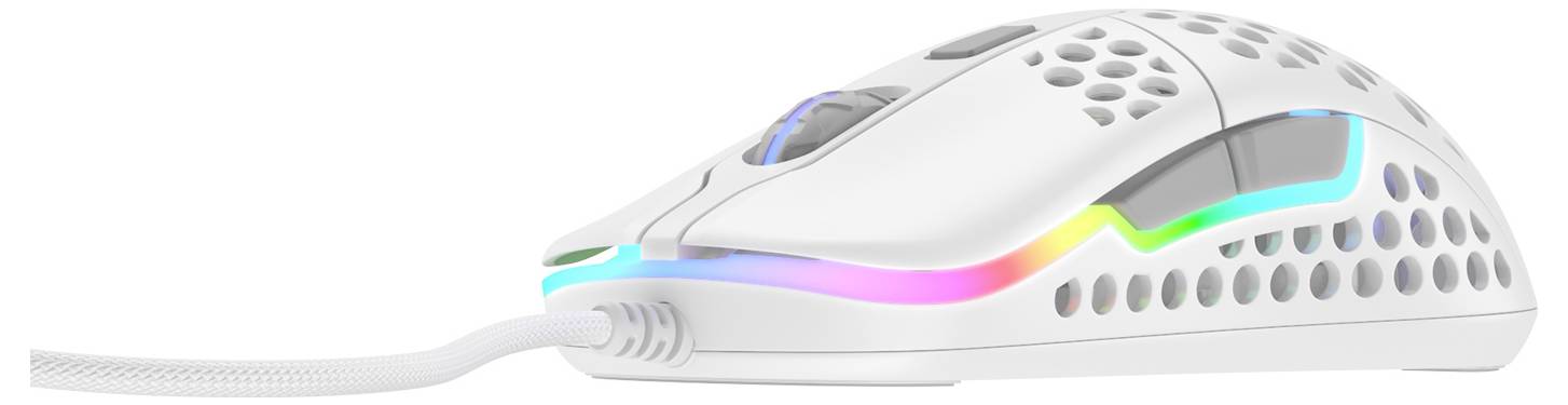 Cherry XTRFY M42 RGB Maus Ohne (Ansteuerung über Computer) Weiß
