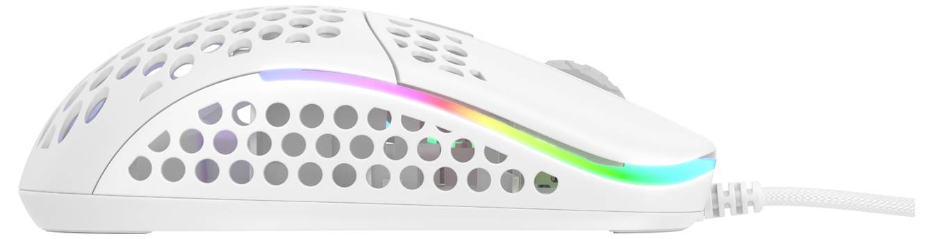 Cherry XTRFY M42 RGB Maus Ohne (Ansteuerung über Computer) Weiß
