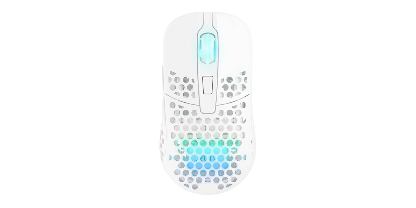 Cherry XTRFY M42 Wireless RGB Maus Ohne (Ansteuerung über Computer) Weiß