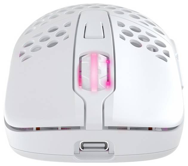 Cherry XTRFY M42 Wireless RGB Maus Ohne (Ansteuerung über Computer) Weiß