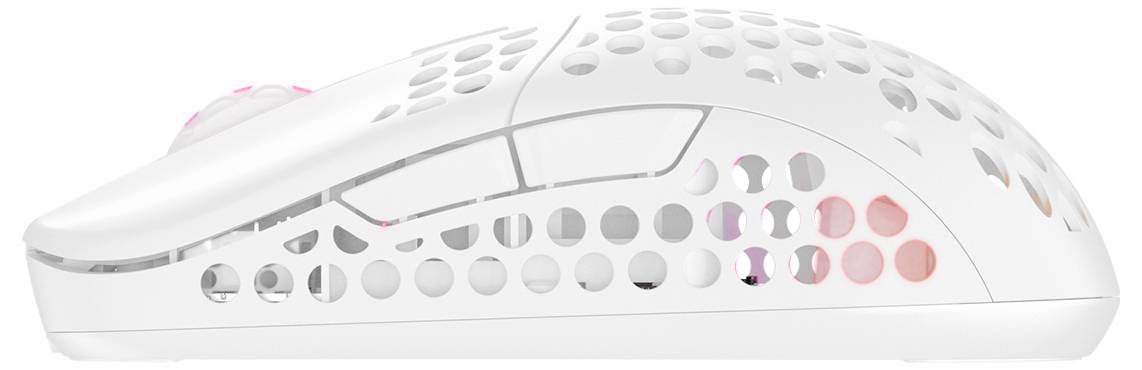 Cherry XTRFY M42 Wireless RGB Maus Ohne (Ansteuerung über Computer) Weiß