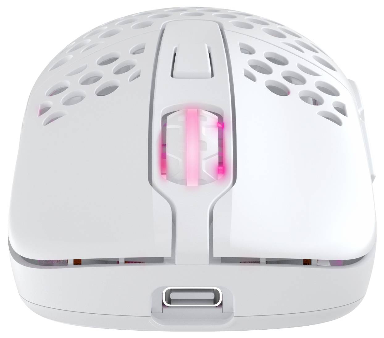 Cherry XTRFY M42 Wireless RGB Maus Ohne (Ansteuerung über Computer) Weiß