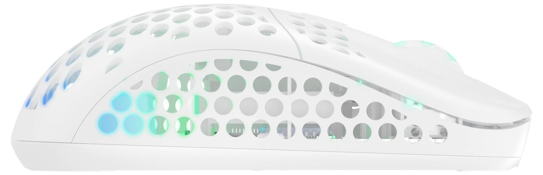 Cherry XTRFY M42 Wireless RGB Maus Ohne (Ansteuerung über Computer) Weiß