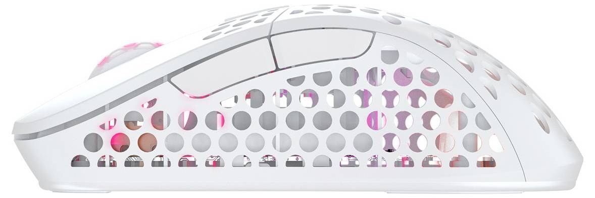 Cherry XTRFY M4 Wireless RGB Maus Ohne (Ansteuerung über Computer) Weiß