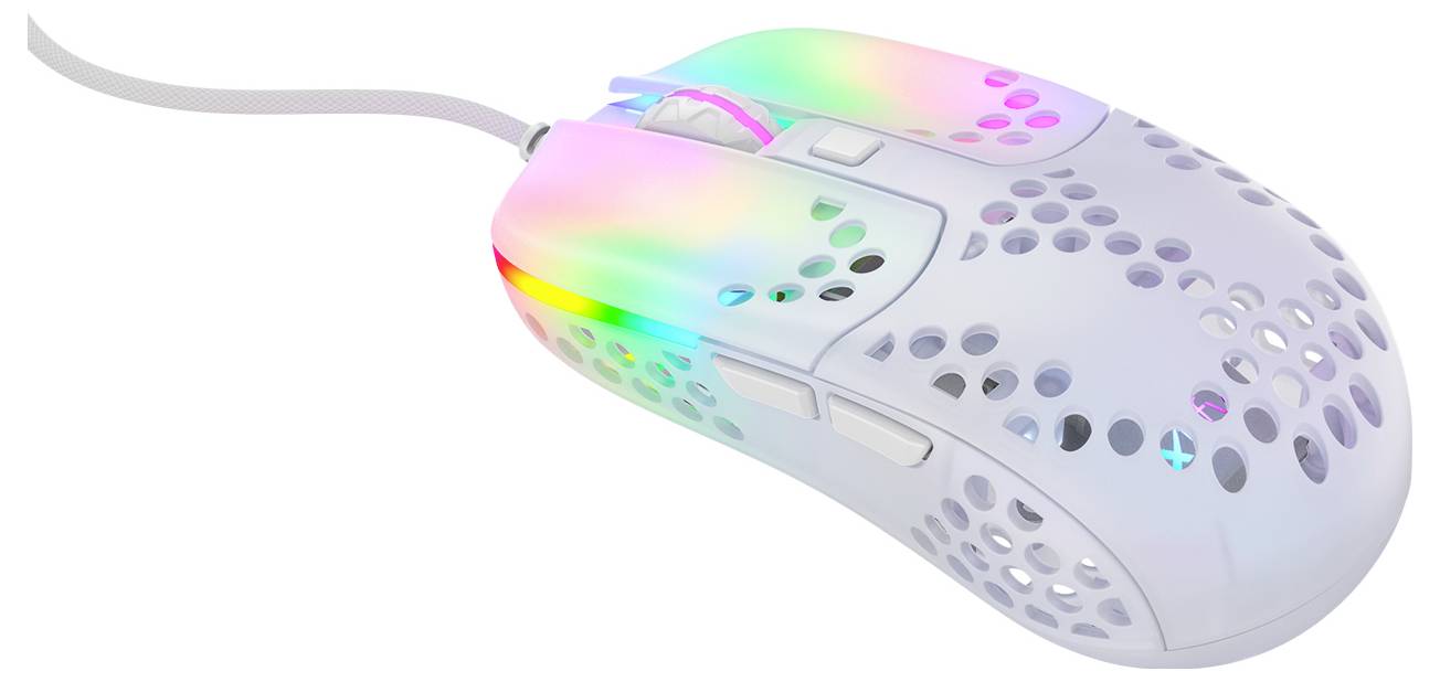 Cherry XTRFY MZ1 RGB Maus Ohne (Ansteuerung über Computer) Weiß