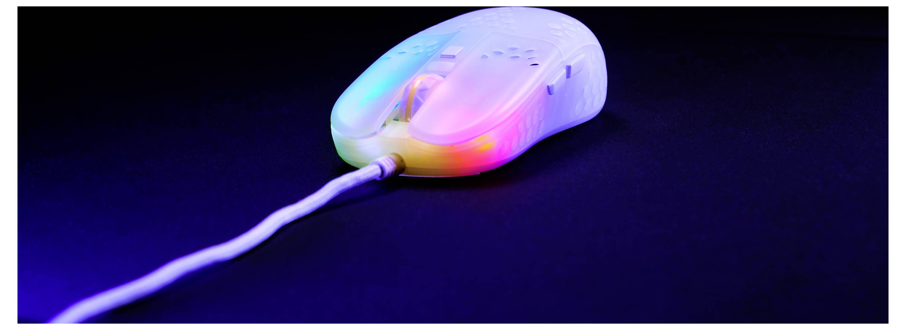 Cherry XTRFY MZ1 RGB Maus Ohne (Ansteuerung über Computer) Weiß