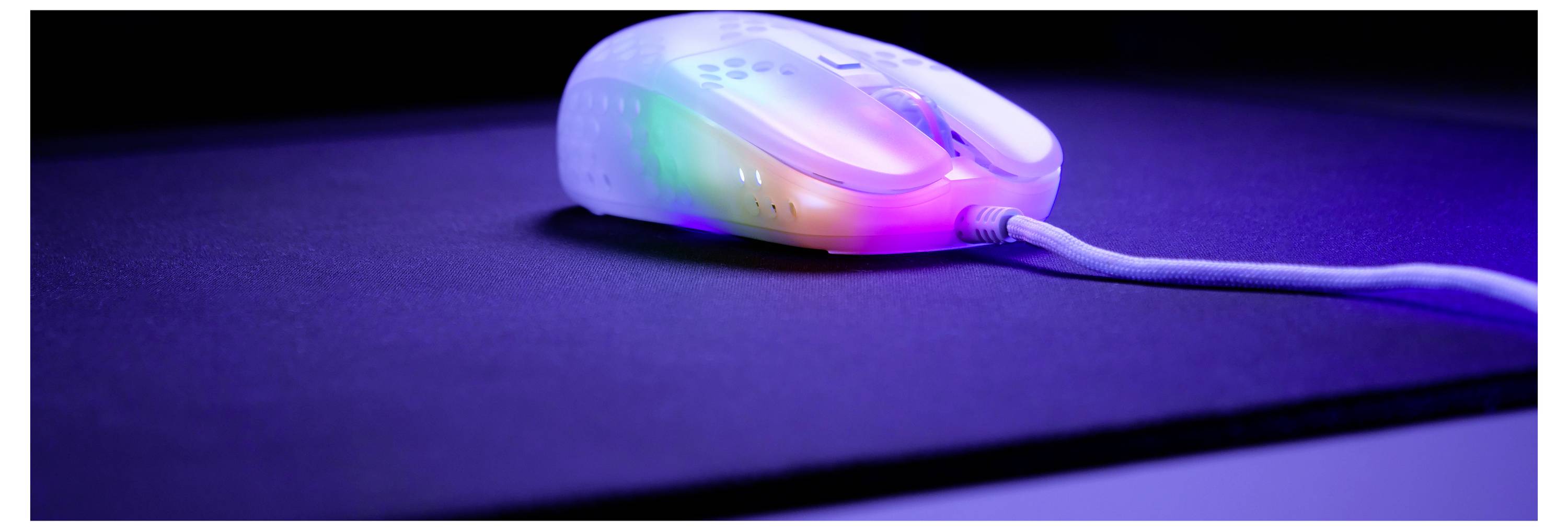 Cherry XTRFY MZ1 RGB Maus Ohne (Ansteuerung über Computer) Weiß
