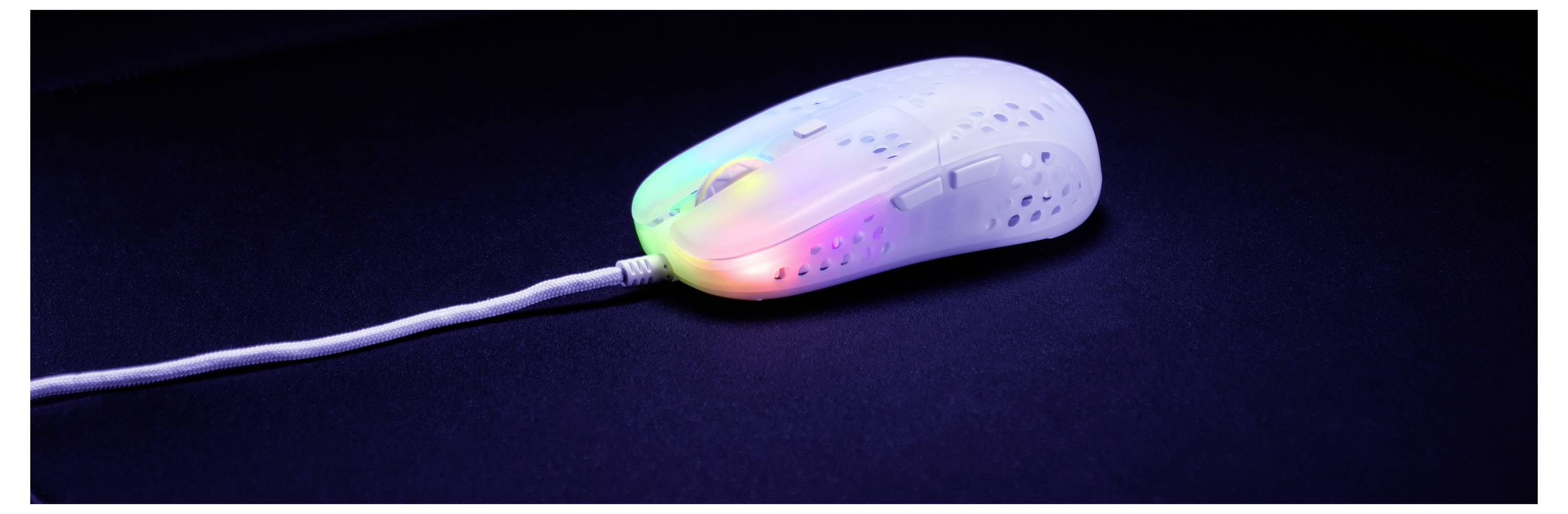 Cherry XTRFY MZ1 RGB Maus Ohne (Ansteuerung über Computer) Weiß