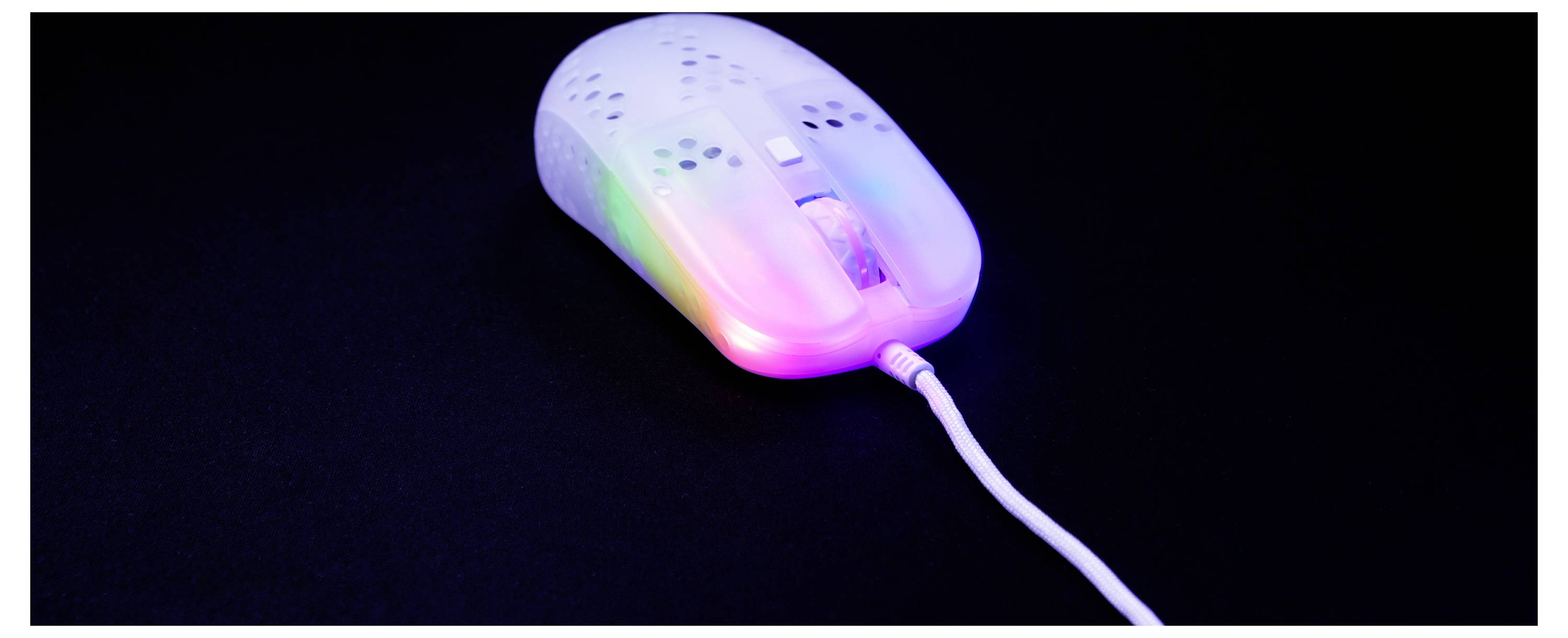 Cherry XTRFY MZ1 RGB Maus Ohne (Ansteuerung über Computer) Weiß