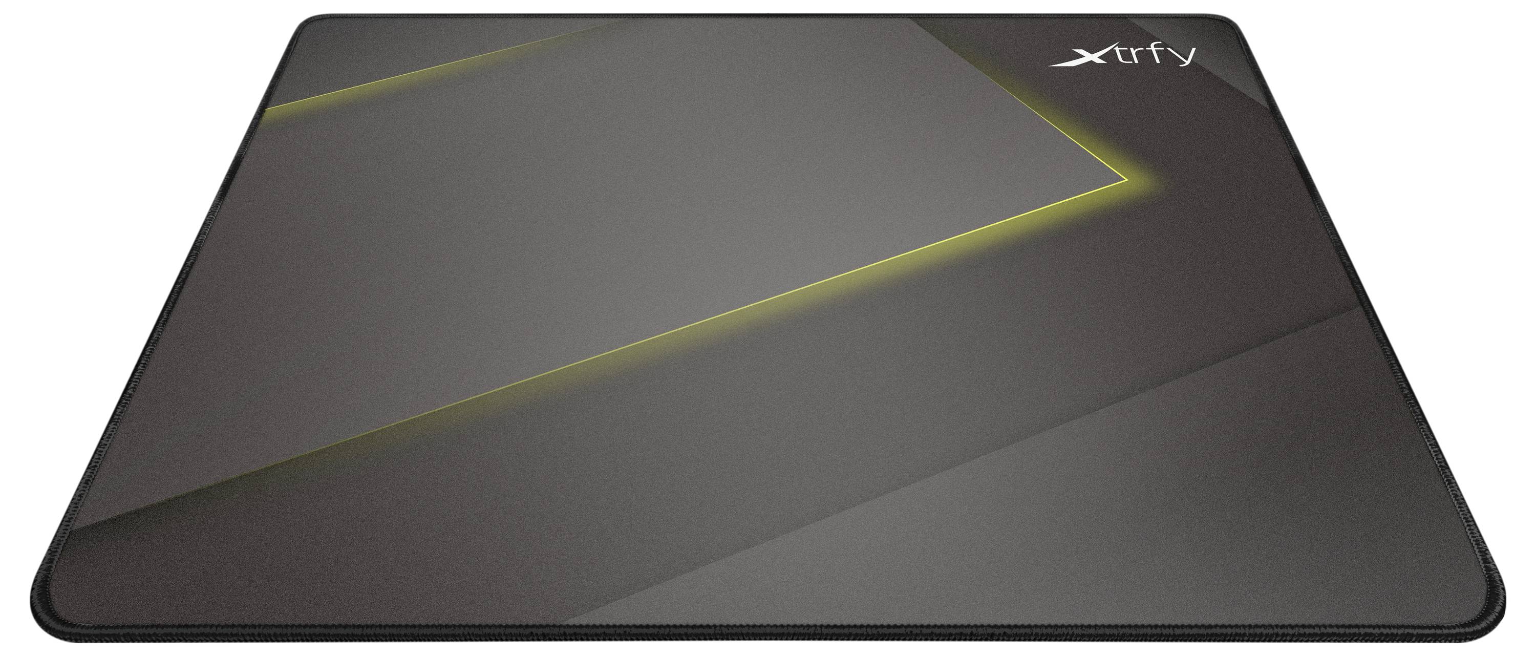 Cherry XTRFY GP1 Large Mauspad Schwarz, Grau, Gelb