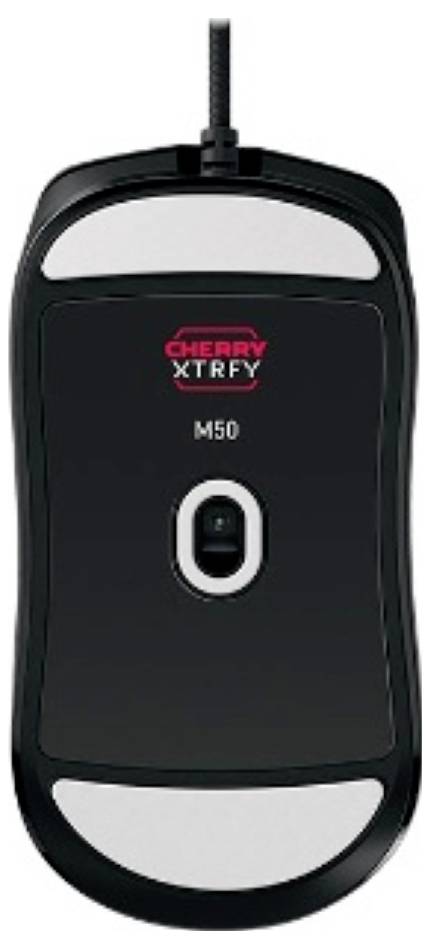 Cherry XTRFY M50 Black Wired Mouse Maus Kabelgebunden Optisch Schwarz 5 Tasten
