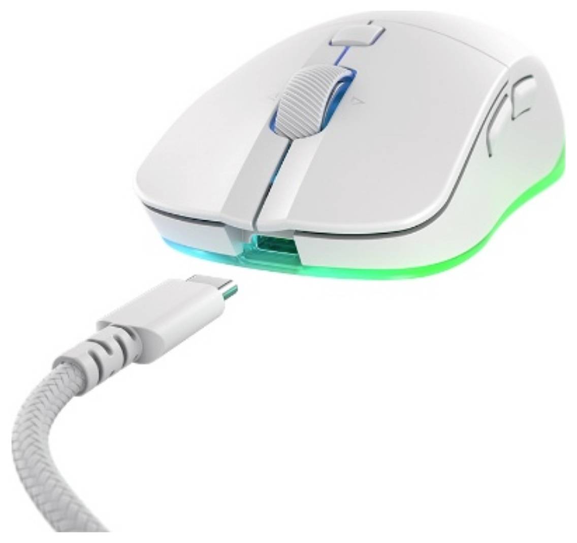 Cherry XTRFY M50 White Wireless Mouse Maus Funk, Bluetooth® Optisch Weiß 5 Tasten 12000 dpi