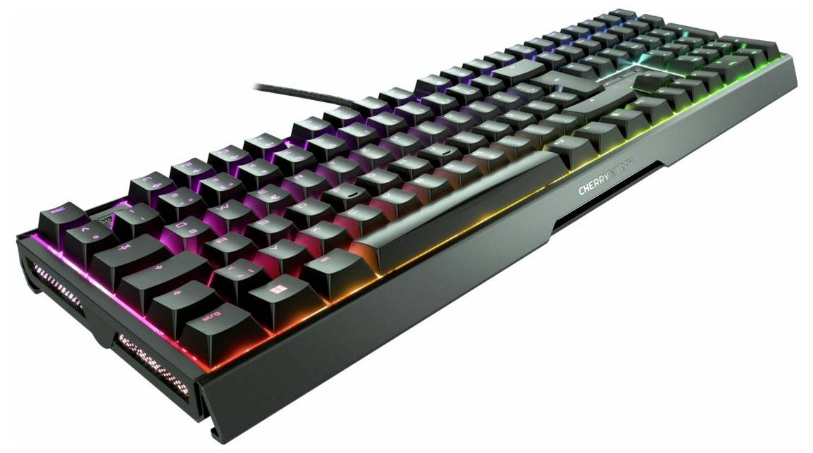Cherry XTRFY MX 3.1 RGB BLACK / DE Kabelgebunden Tastatur Deutsch, QWERTZ Schwarz
