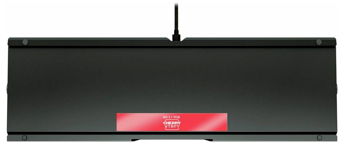 Cherry XTRFY MX 3.1 RGB BLACK / DE Kabelgebunden Tastatur Deutsch, QWERTZ Schwarz