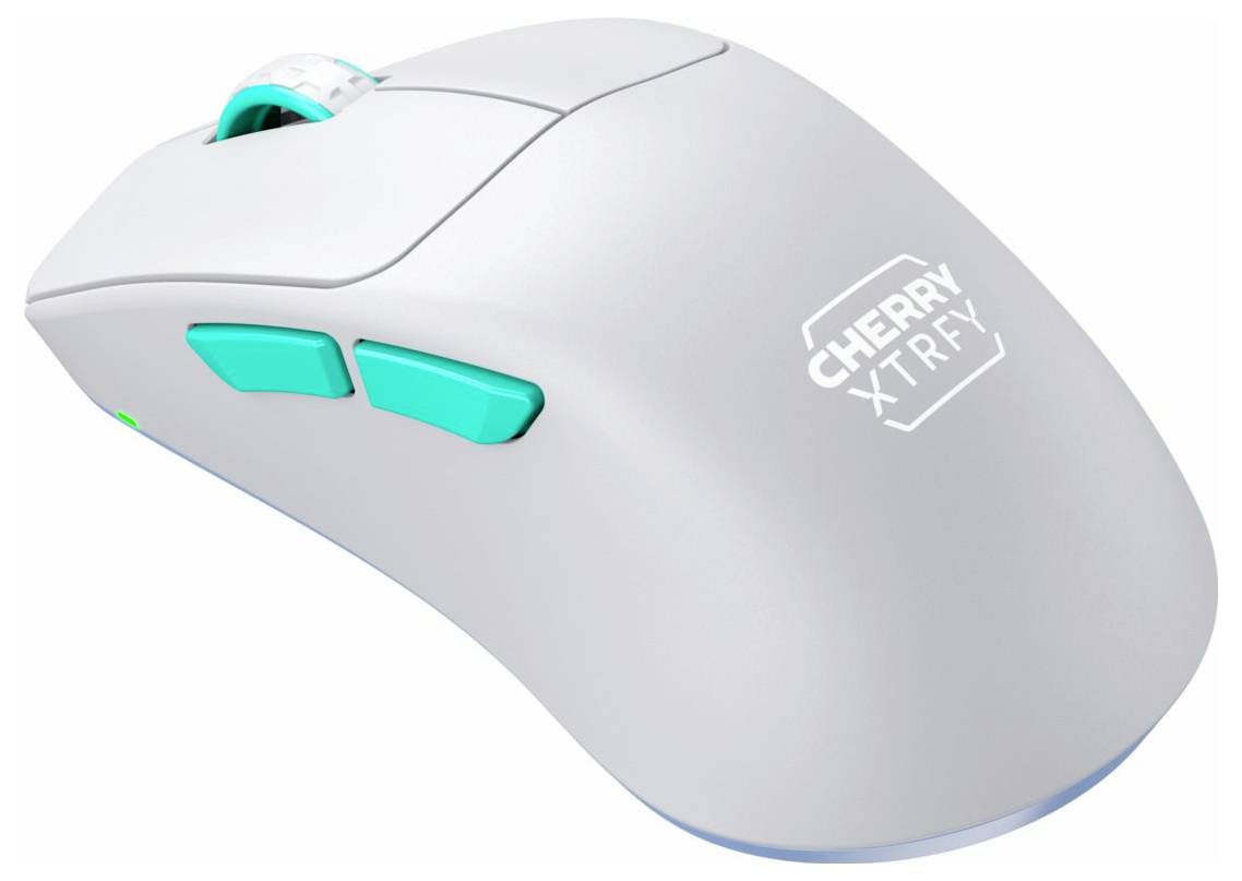 Cherry XTRFY M64 Wireless, White Maus Funk Optisch 5 Tasten