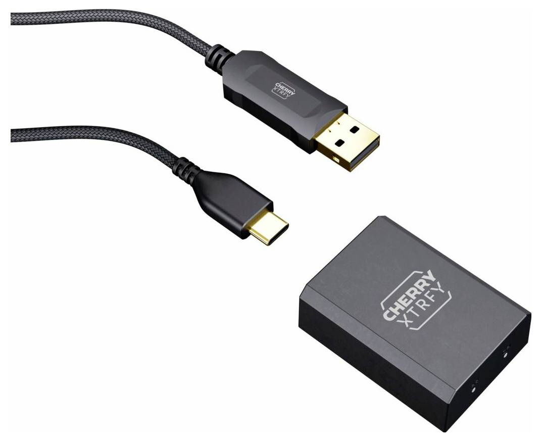 Cherry XTRFY M68 Pro Wireless, Black Maus Ohne (Ansteuerung über Computer)