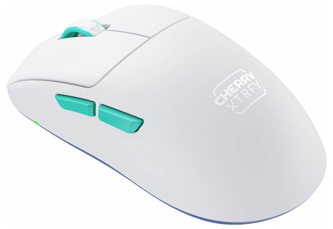 Cherry XTRFY M68 Wireless, White Maus Funk 5 Tasten