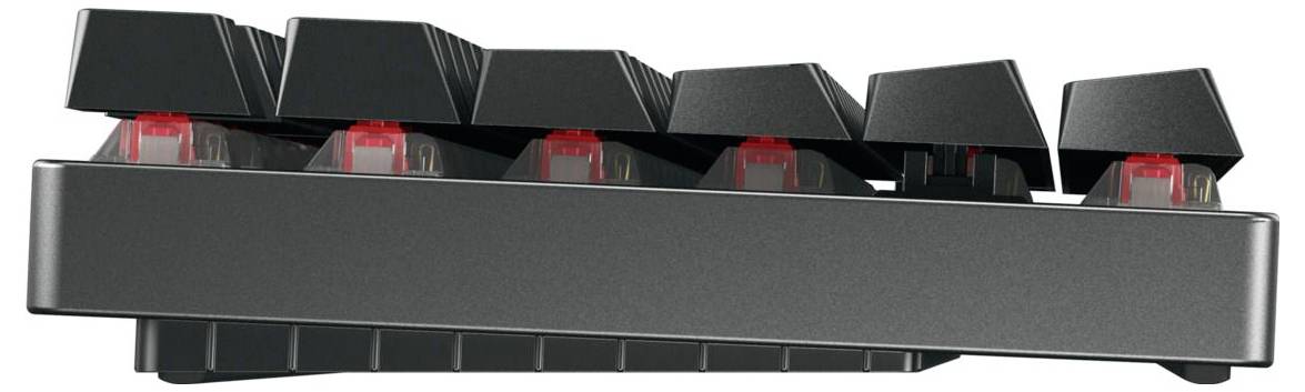 Cherry XTRFY MX 8.2 TKL Wireless, black Bluetooth®, Funk Tastatur Deutsch, QWERTZ Schwarz