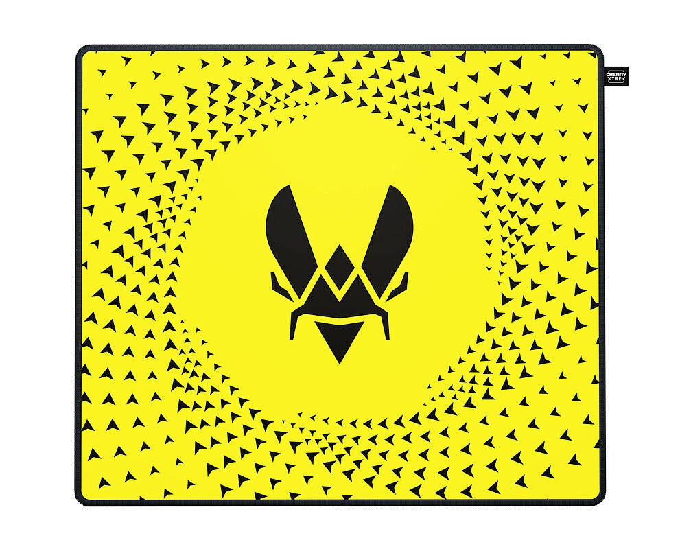 Cherry XTRFY GP5 Vitality Yellow Mauspad Schwarz, Gelb
