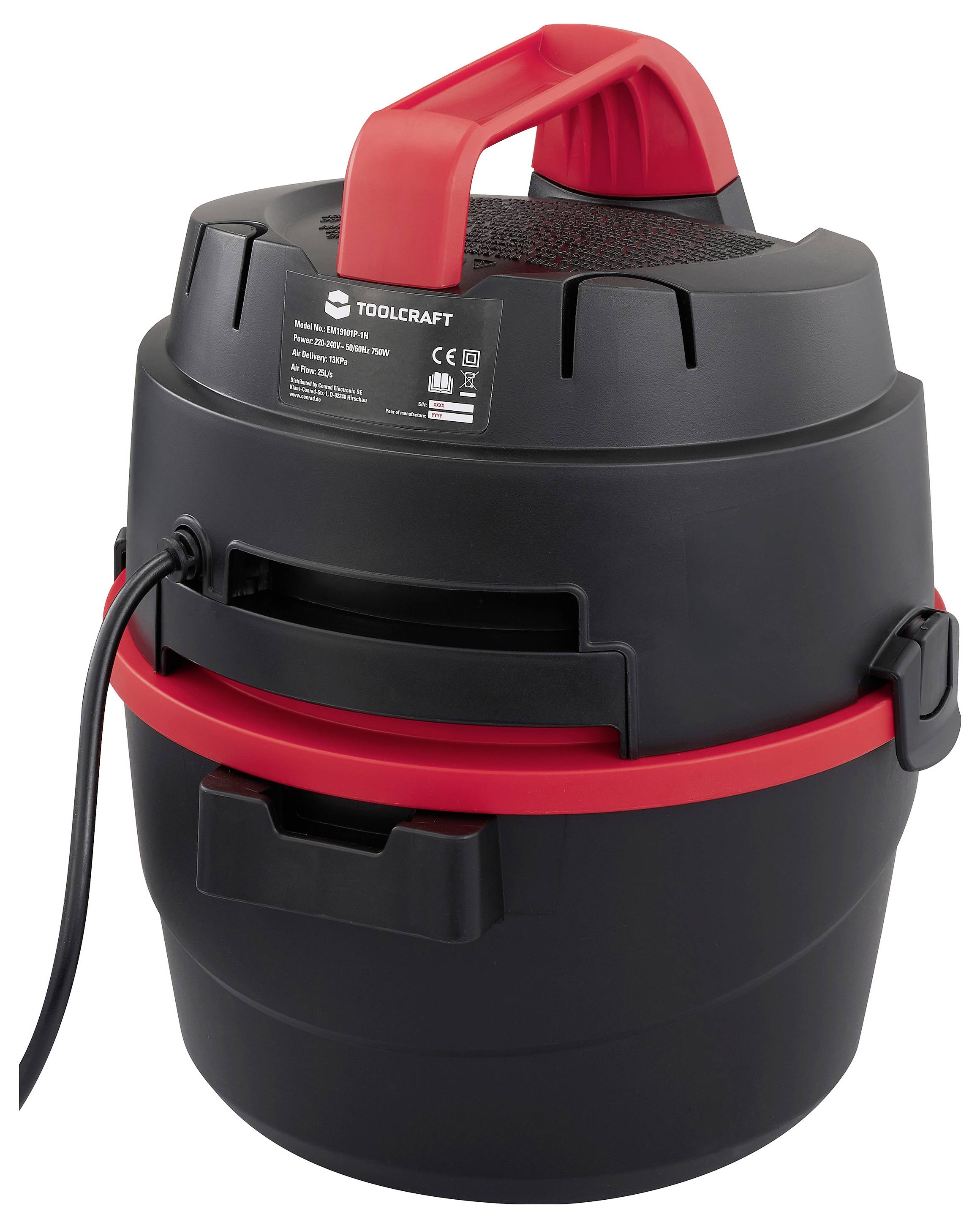 TOOLCRAFT TO-11279268 Nass-/Trockensauger 3.5l