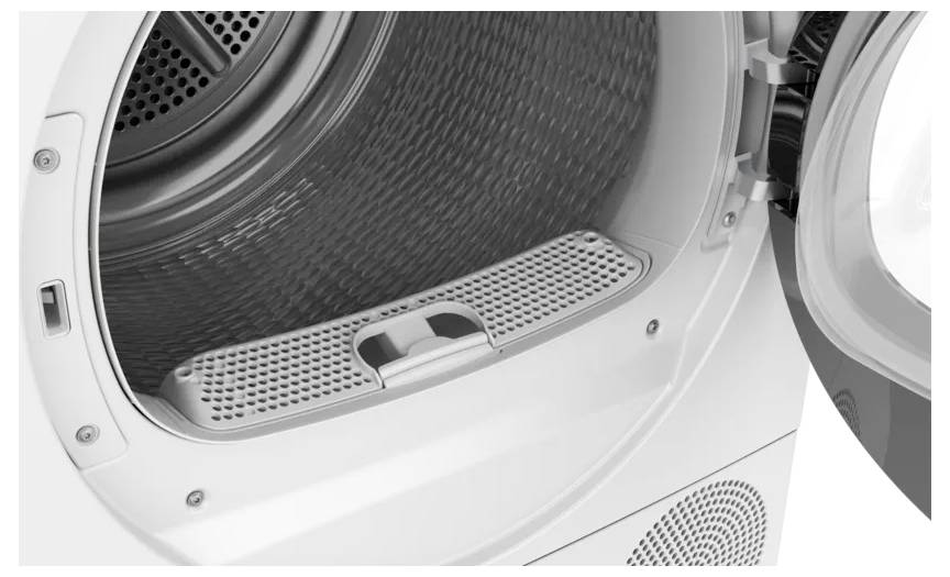Siemens iQ300 WT45HVA4, Freistehend, Frontlader, Kondensation, Weiß, Drehregler, Berührung, Rechts