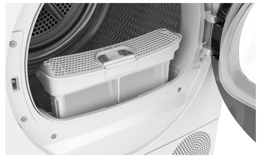 Siemens iQ300 WT45HVA4, Freistehend, Frontlader, Kondensation, Weiß, Drehregler, Berührung, Rechts