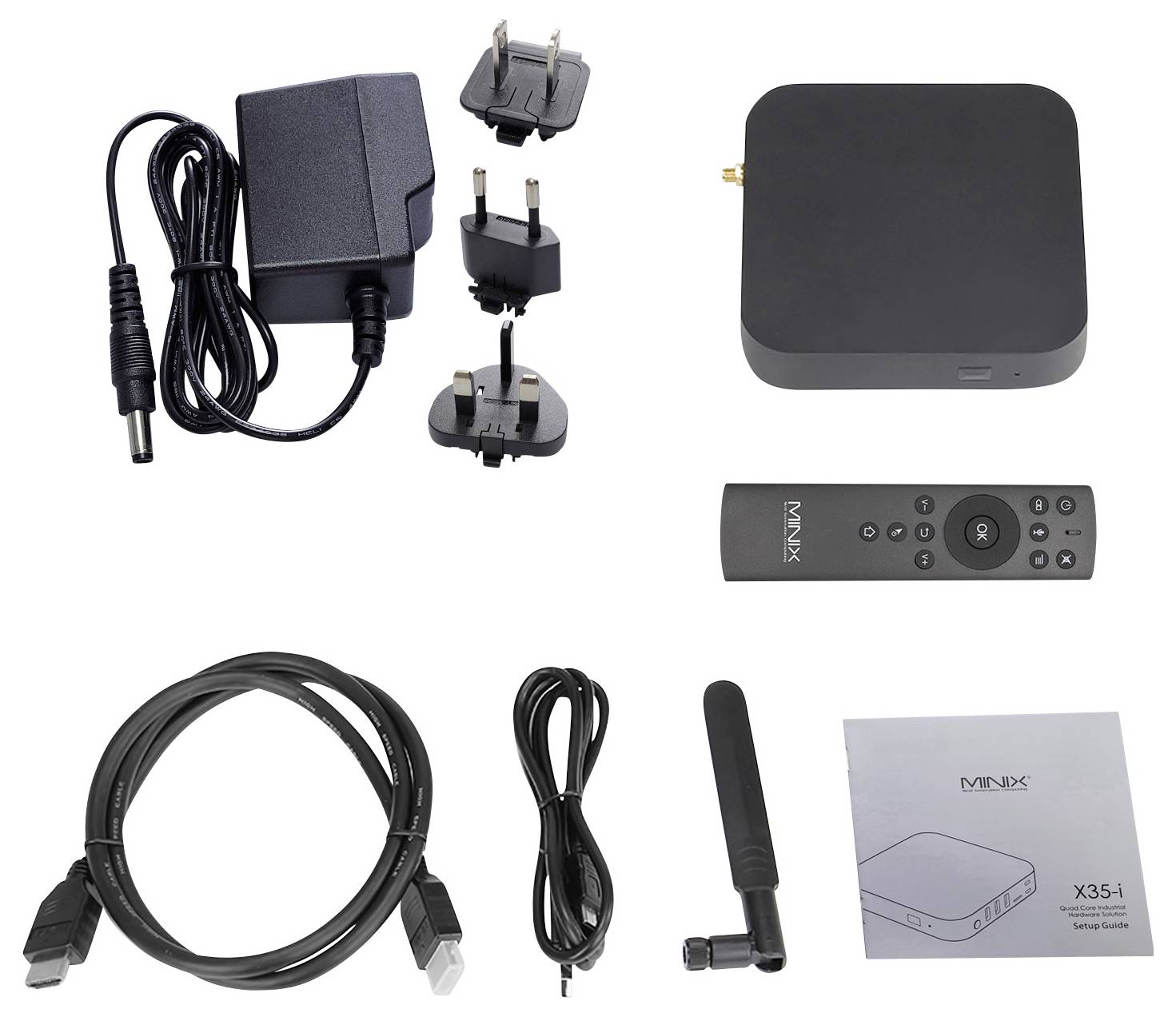 Minix Android Mini-PC ARM Cortex RK3566 Cortex - A55 Quad-Core 1.8GHz 4GB RAM 32GB eMMC ARM Mali-G52 X35-i Max IPC