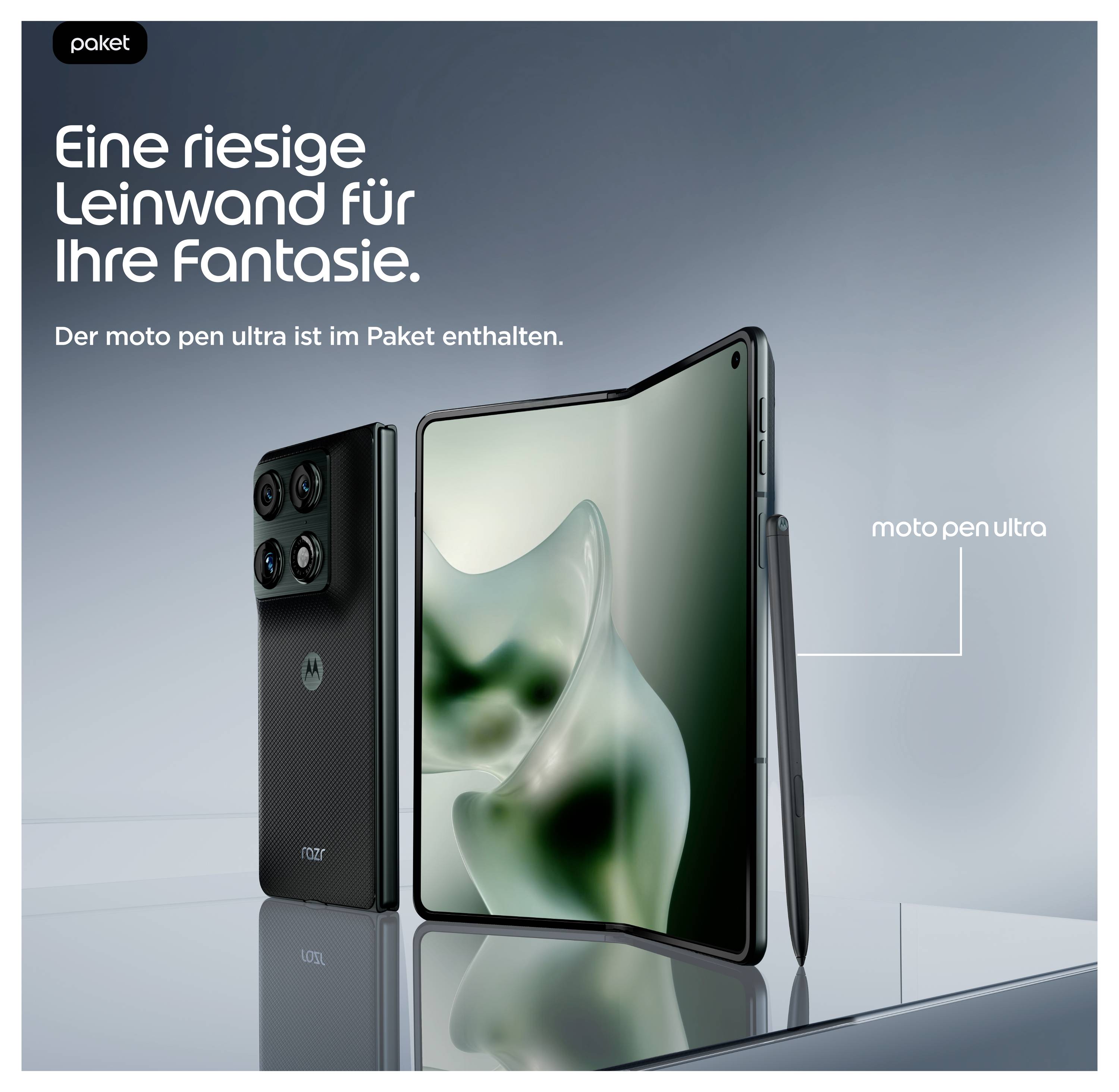 Motorola razr fold 512GB Schwarz EEK A (A - G) 20.5cm (8.09 Zoll) Smartphone