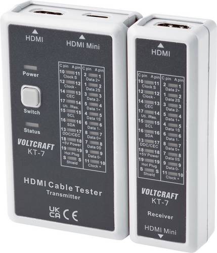 VOLTCRAFT Kabeltester VC-18799370 KT-7