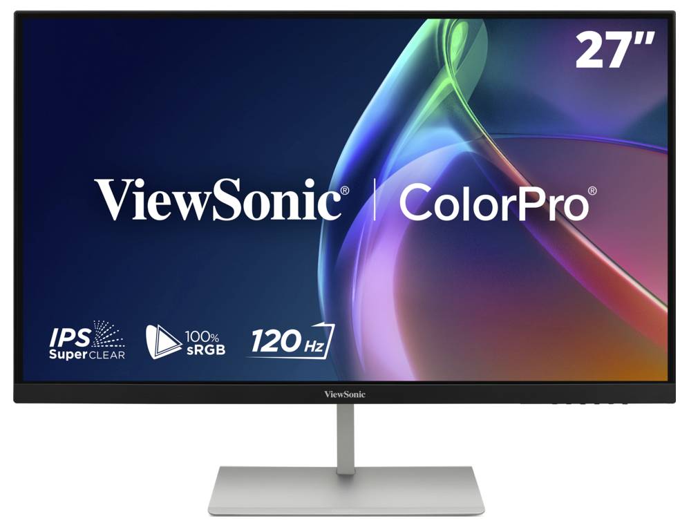 ViewSonic 38-Zoll-gebogener Monitor auf Ständer, mit 2300R-Krümmung, USB-C- und HDR10-Funktionen.