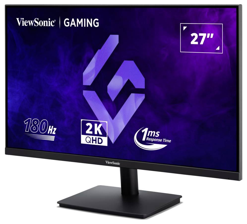ViewSonic Gaming-Monitor mit Anzeige von „27 Zoll