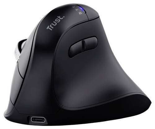 Trust Vyran Ergonomische Maus Kabellos Optisch Schwarz 8 Tasten