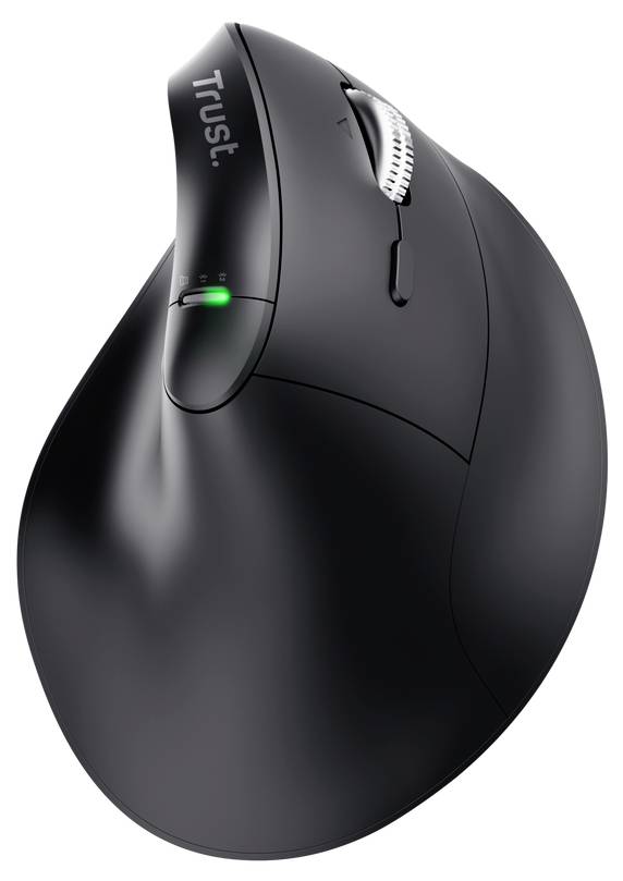 Trust Vyran Ergonomische Maus Kabellos Optisch Schwarz 8 Tasten
