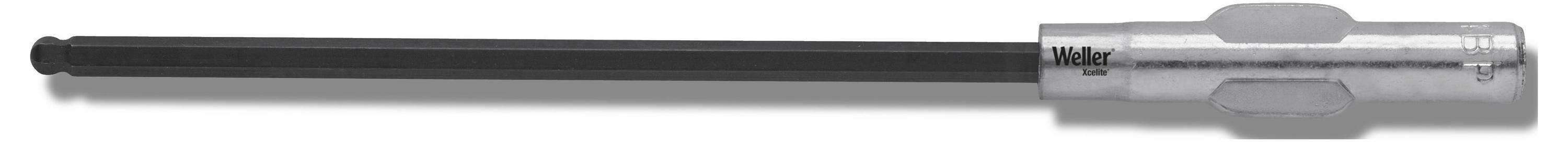 Ein Xcelite TA-2 Schraubendrehersatz in einem transparenten Kunststoffkoffer mit roten Schraubendrehergriffeln und ein elektronisches Gerät mit Kabeln im Hintergrund.