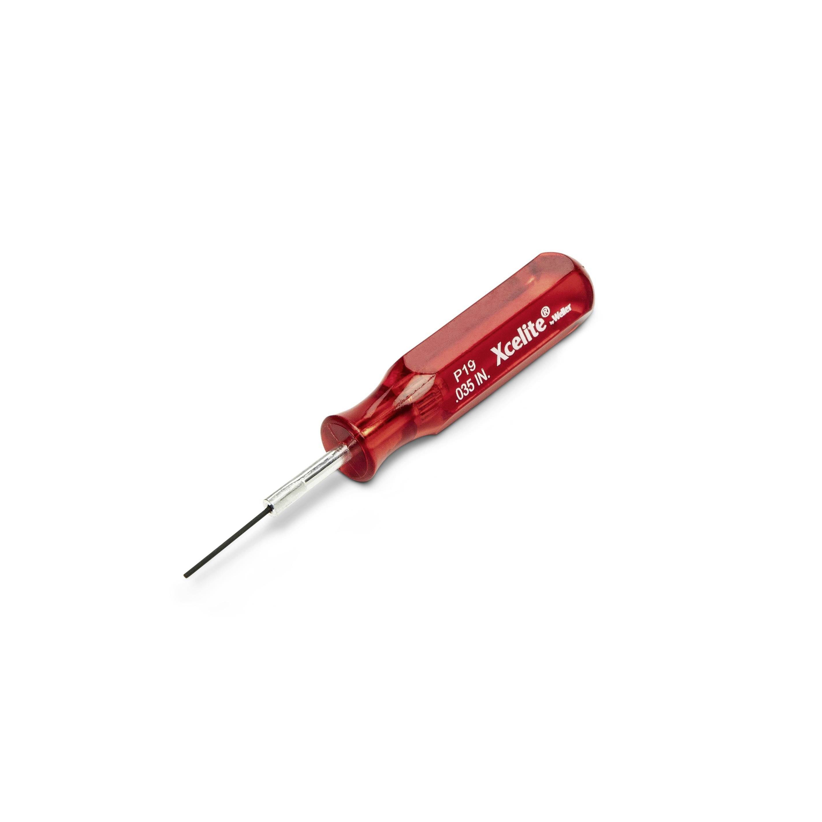 Weller Xcelite Innen-Sechskantschraubendreher Schlüsselweite (Zoll): 0.035 Zoll Klingenlänge: 19.8mm