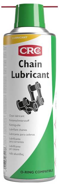 CRC-Kettenschmierstoff-Spraydose, gekennzeichnet mit „Chain Lubricant