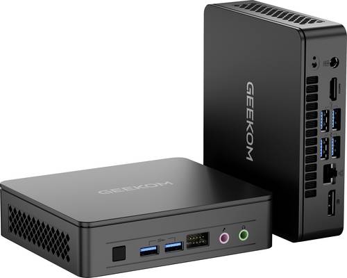 GEEKOM Mini PC Air12 Lite Intel® N N95 3.4 GHz 8 GB RAM 256 GB SSD Intel UHD Graphics Win 11 Pro Mi