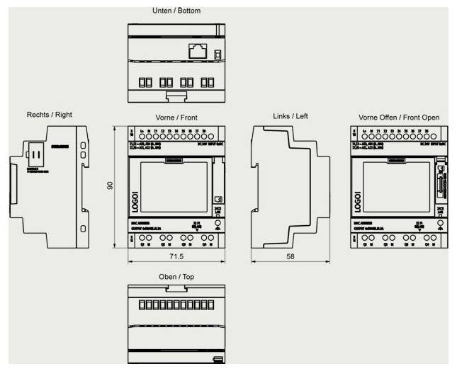 Siemens Logo! 9 6ED1052-1CC08-0BA3 SPS-Steuerungsmodul 24 V/DC