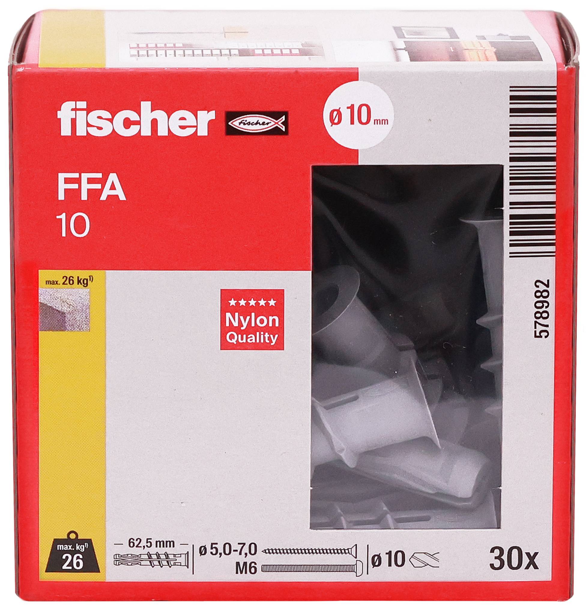 Fischer 578982 Porenbetonanker 62mm 30St.