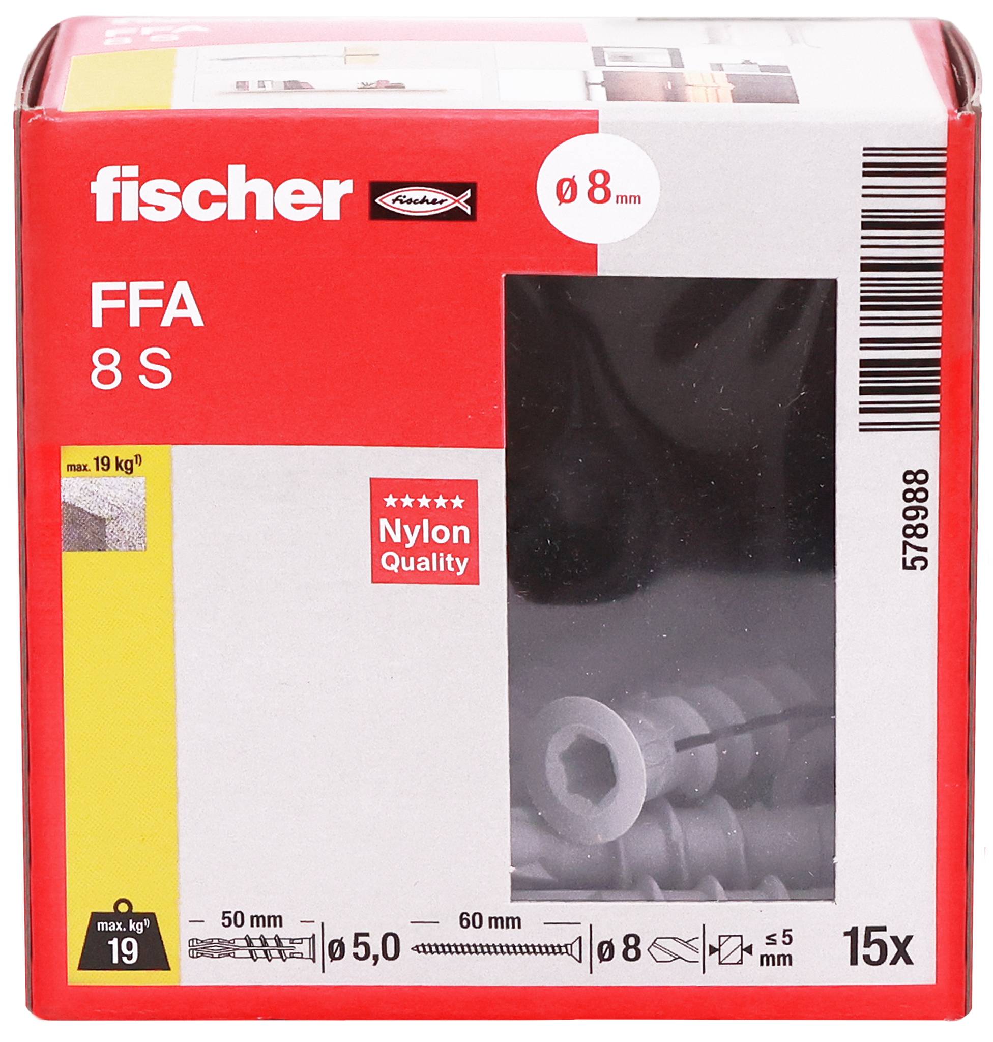 Fischer 578988 Porenbetonanker 50mm 15St.
